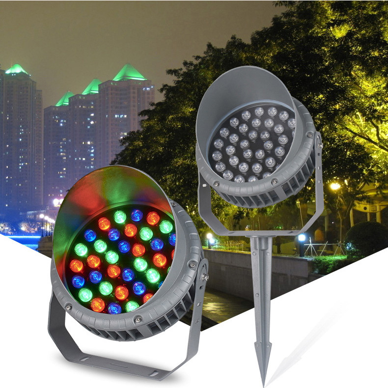 AC85-265V External Control DMX512 DC24V Single color and RGB Optional Waterproof IP65 Flat Base LED Spotlight Apply to Tree Light AC85-265V External Control DMX512 DC24V Single color and RGB Optional Waterproof IP65 Flat Base LED Spotlight Apply to Tree Light